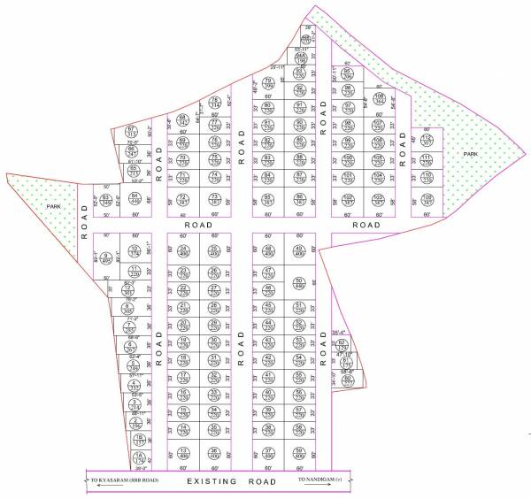  cristal-county-v Layout Plan