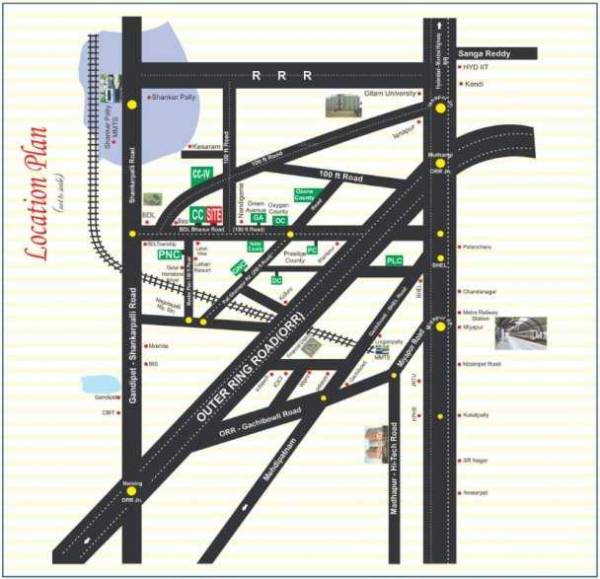  cristal-county-v Location Plan