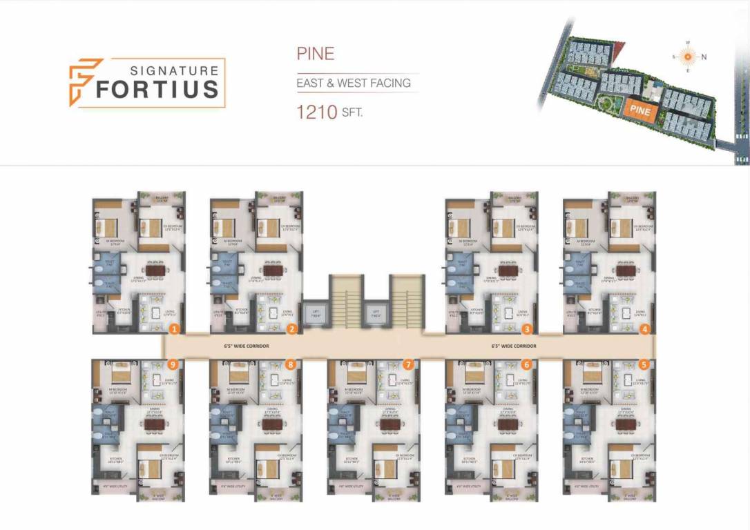  fortius Tower 4 Cluster Plan