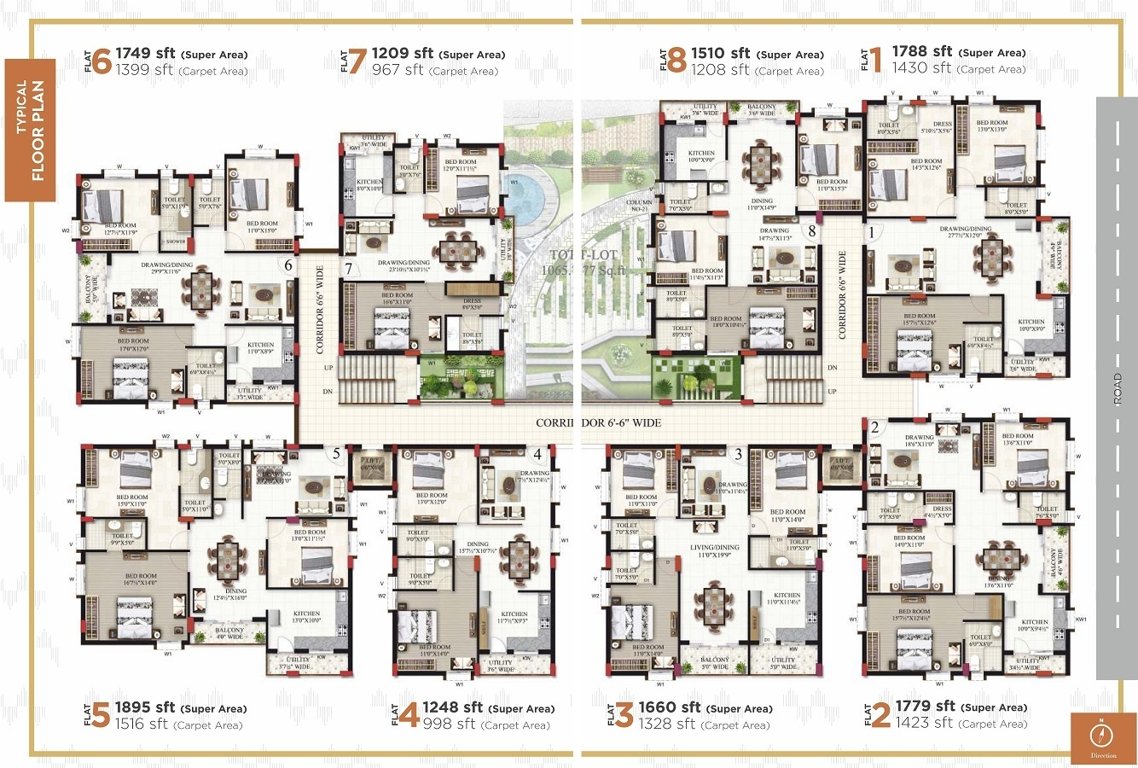  saba residency Maphars Saba Residency Cluster Plan