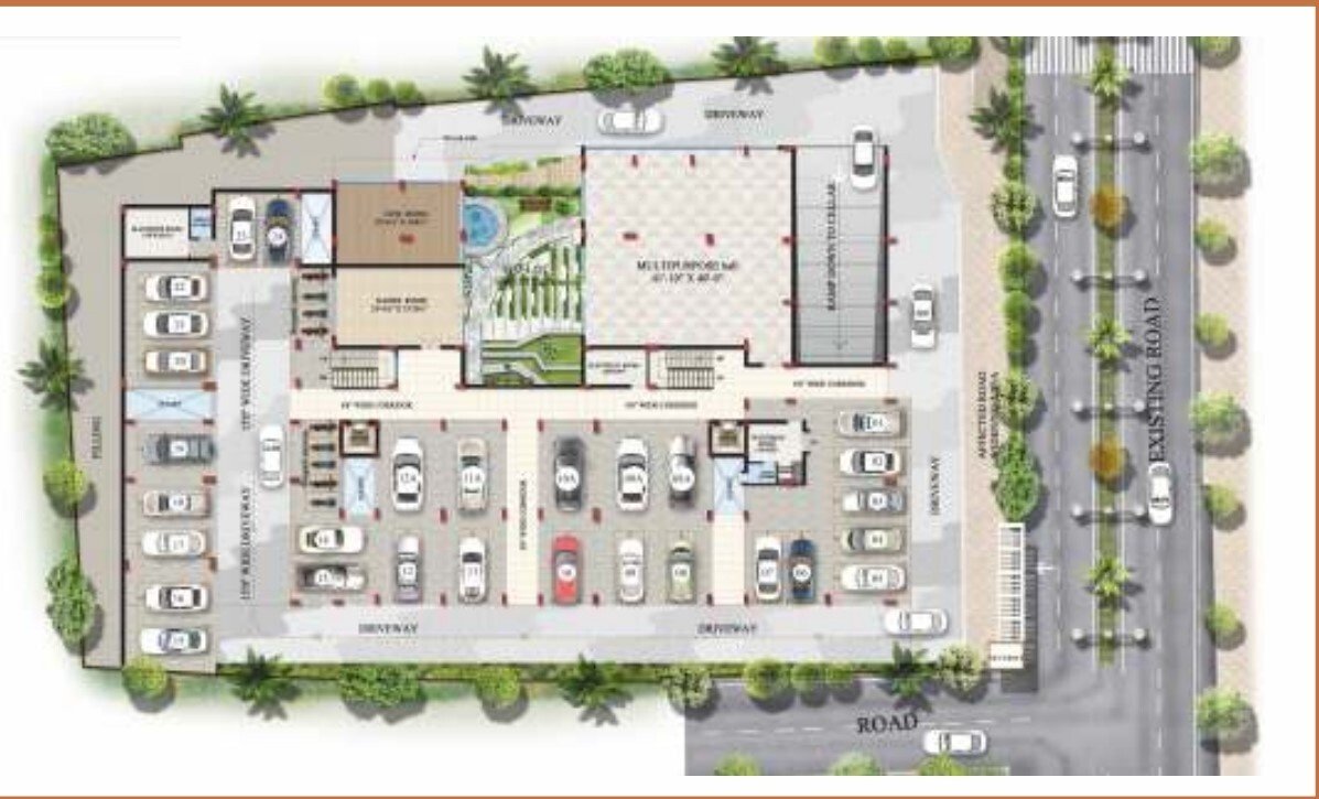  saba residency Layout Plan