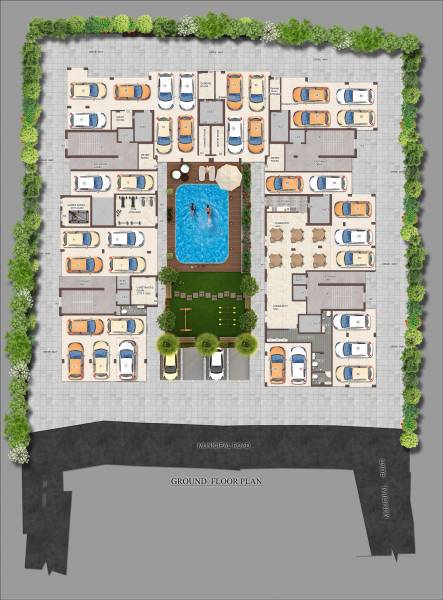  bijay-residency BLOCK 1 Cluster Plan for Ground Floor