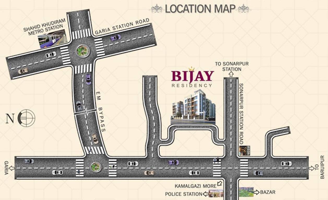  bijay residency Location Plan