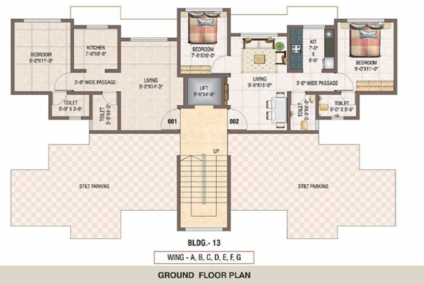  residency K M Residency Cluster Plan