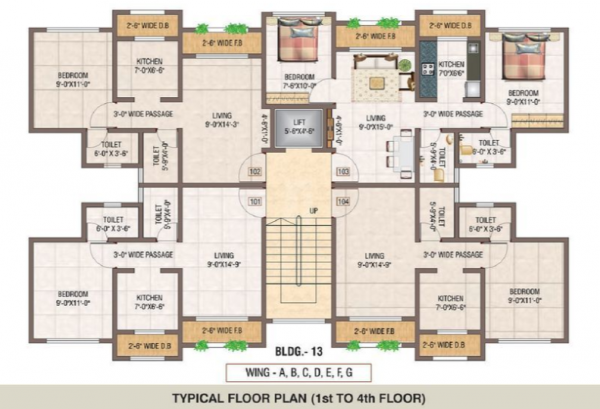  residency K M Residency Cluster Plan