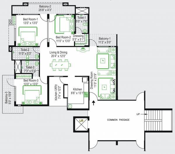 Cluster Plan surya-vihar-towers Cluster Plan