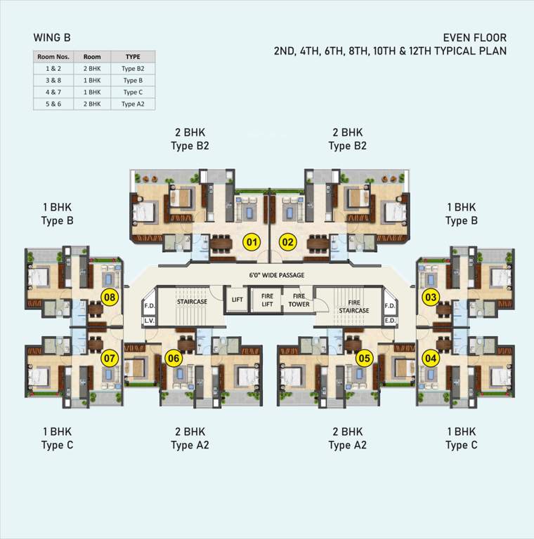  centrum phase iii B Wing Even Cluster Plan