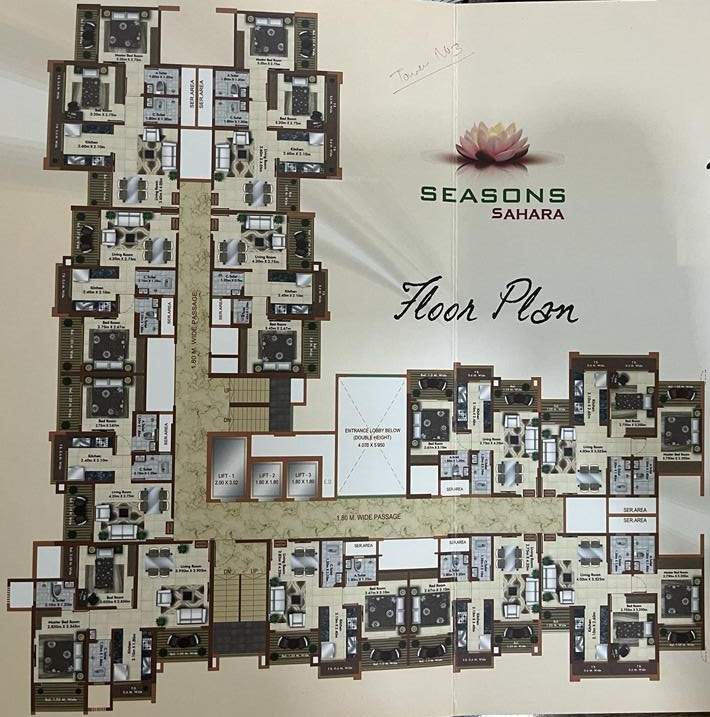  seasons sahara building no 2 Seasons Sahara Building No 2 Cluster Plan