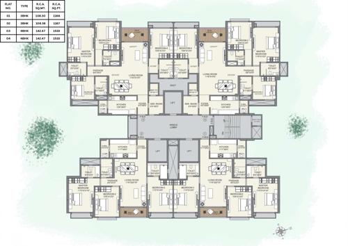  f-residences-ghatkopar-wings-c-d-e-and-f F Residences Ghatkopar Wings C D E And F Cluster Plan