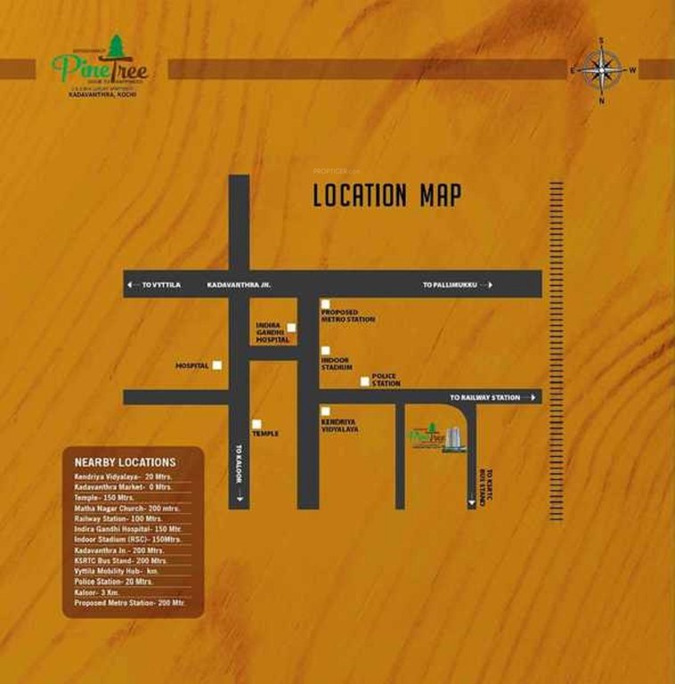  pine tree Location Plan