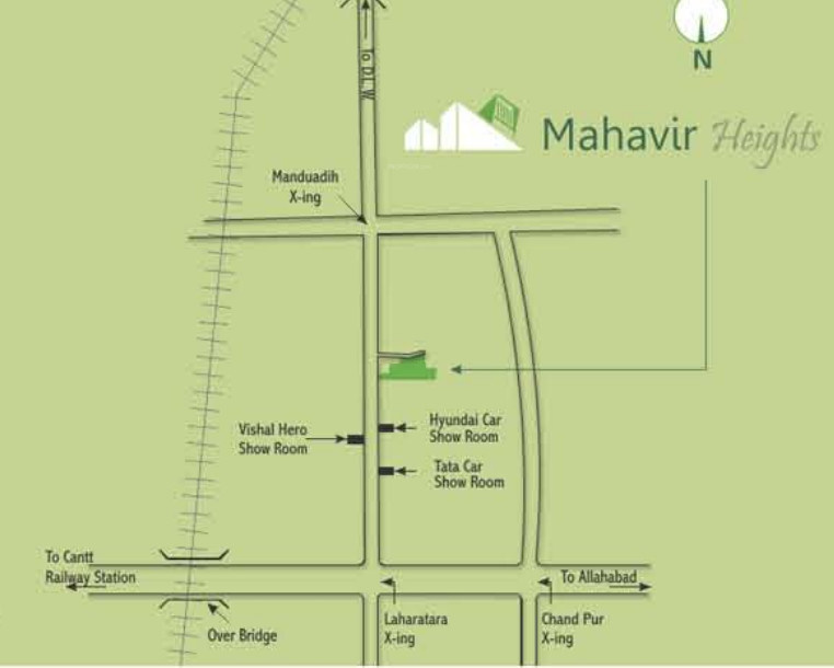 mahavir heights phase 1 Location Plan