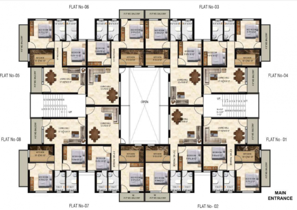 Block A Cluster Plan anandam Block A Cluster Plan
