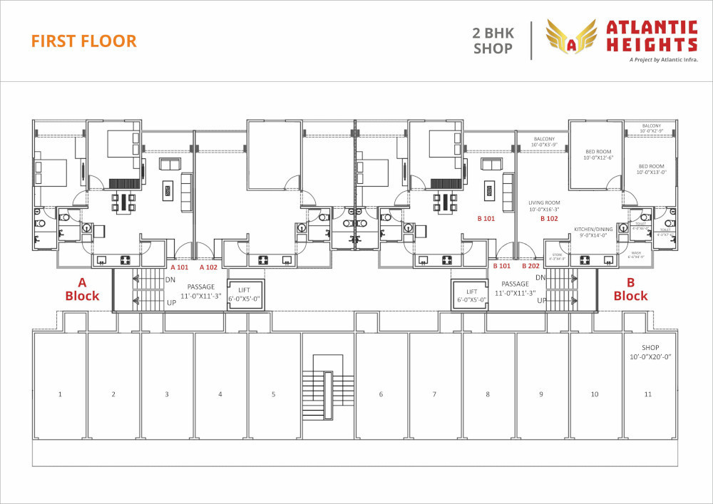  heights Tower A & Tower B Cluster Plan