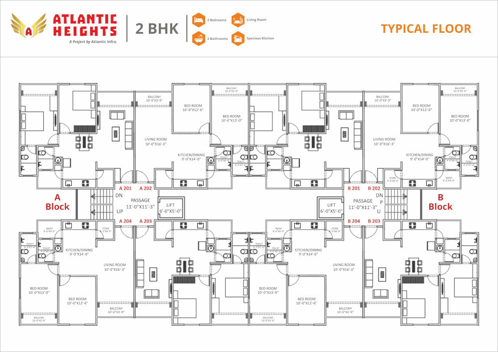  heights Tower A & Tower B Cluster Plan