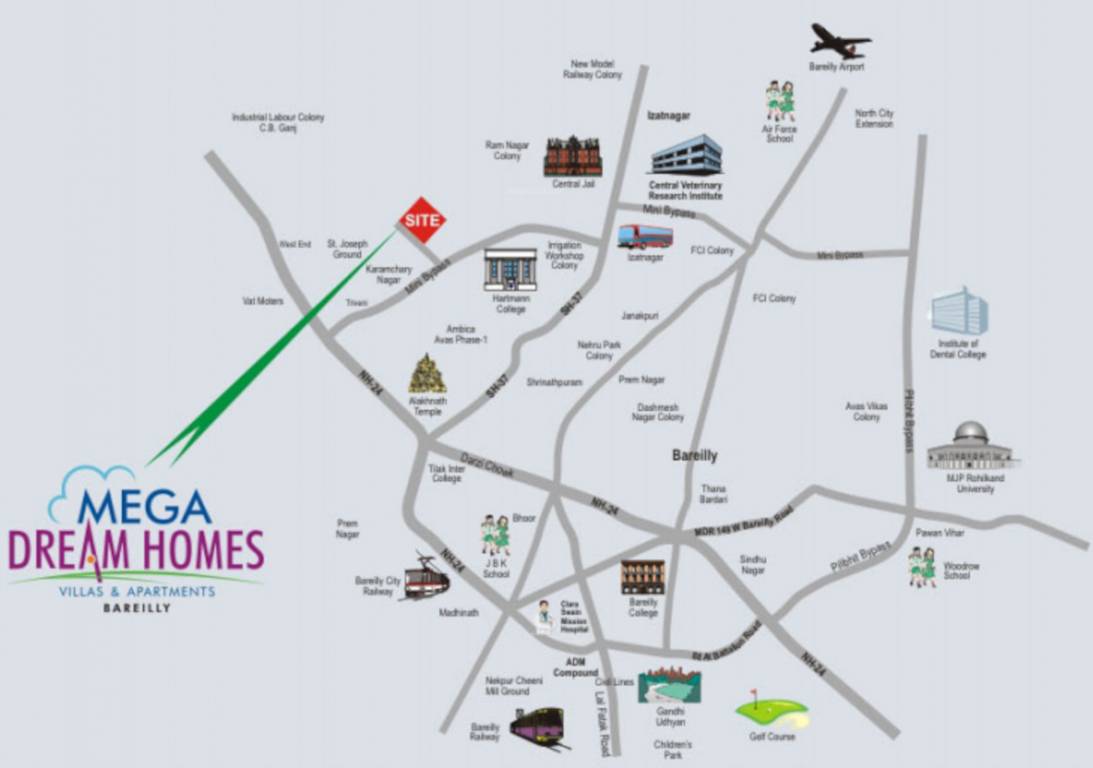 dream homes phase 3 Location Plan