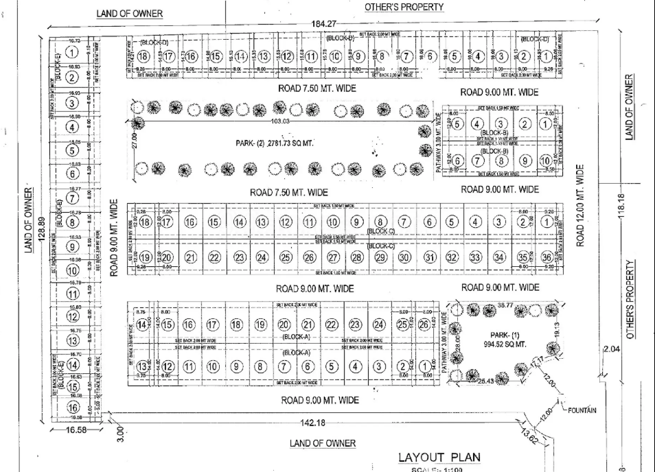  aero city Layout Plan