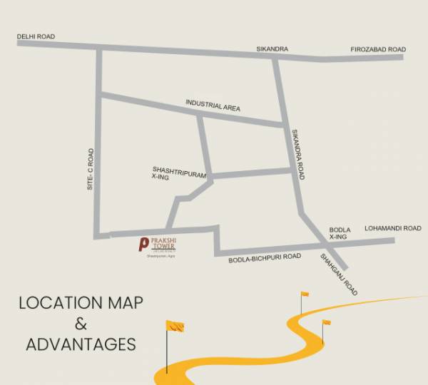  prakshi-tower Location Plan
