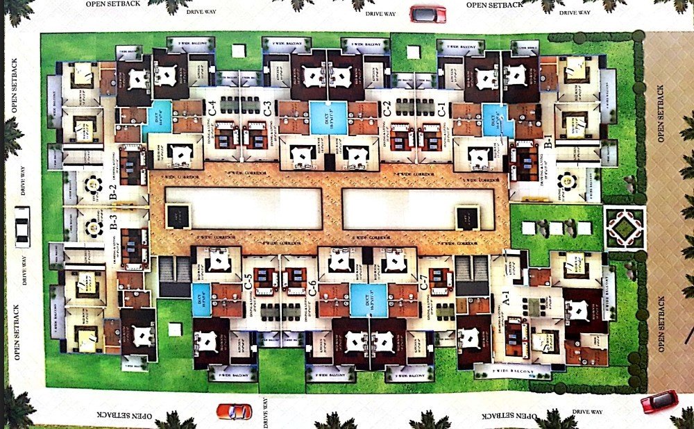 galaxy shanti niketan Master Plan