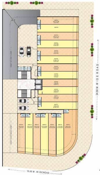  asters Gami Asters Cluster Plan For Ground Floor