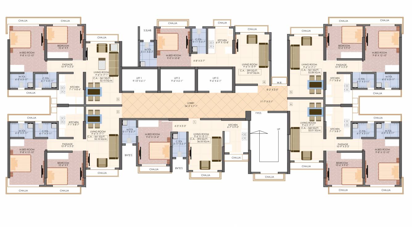  victoria 54 Victoria 54 Cluster Plan