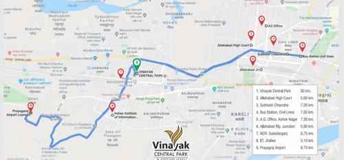  vinayak-central-park-at-shervani-legacy-phase-2 Location Plan