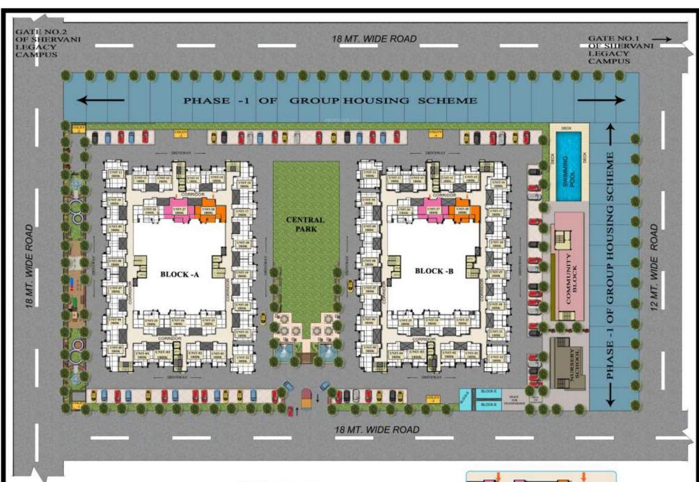 vinayak central park at shervani legacy phase 2 Master Plan
