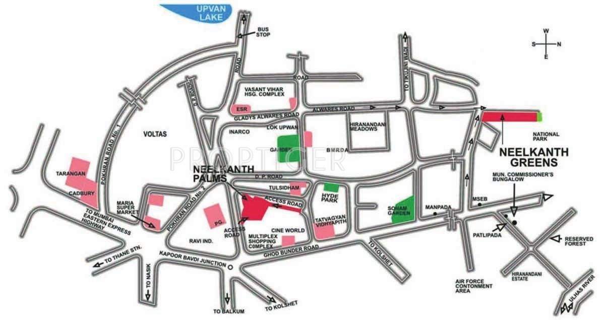greens Images for Location Plan of Neelkanth Greens