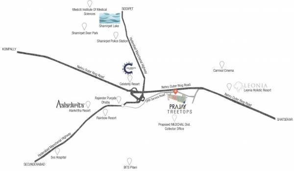  treetops Location Plan