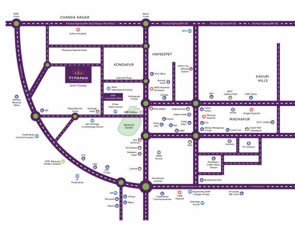  titania Location Plan