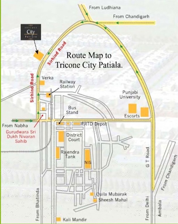  city phase vi Location Plan
