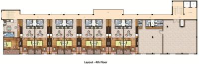 Mritshikha Boutique Apartments Cluster Plan for 4th Floor mritshikha-boutique-apartments Mritshikha Boutique Apartments Cluster Plan for 4th Floor