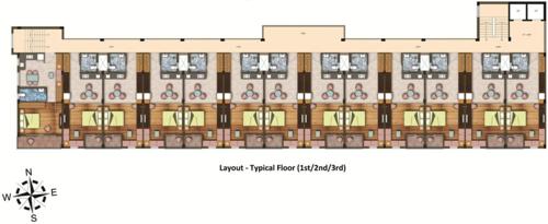 Mritshikha Boutique Apartments Cluster Plan from 1st to 3rd Floor mritshikha-boutique-apartments Mritshikha Boutique Apartments Cluster Plan from 1st to 3rd Floor