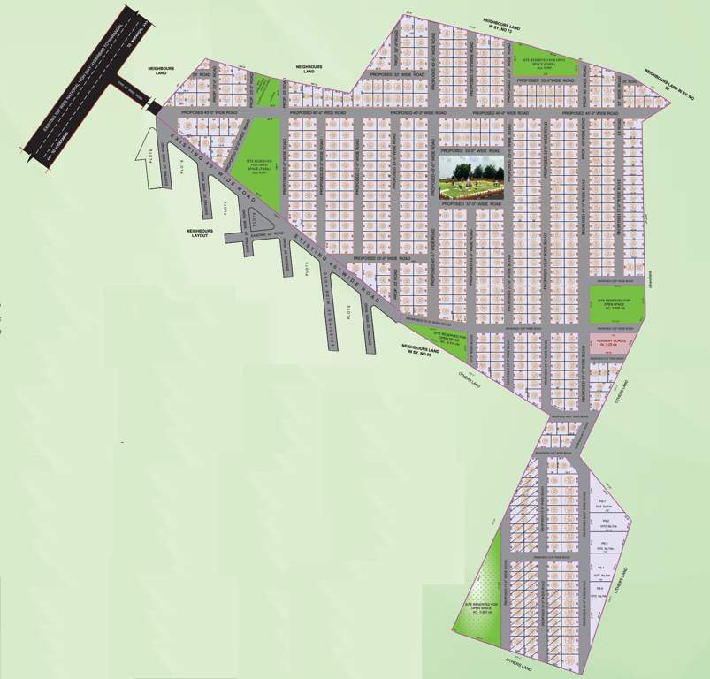  temple city Layout Plan