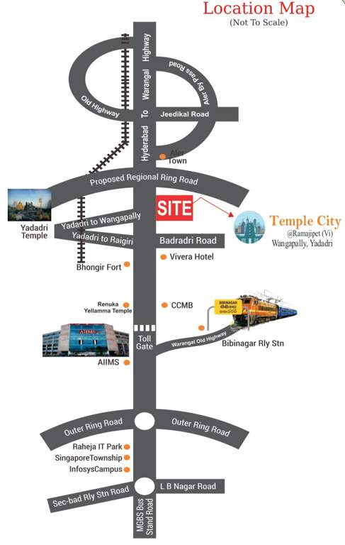  temple city Location Plan