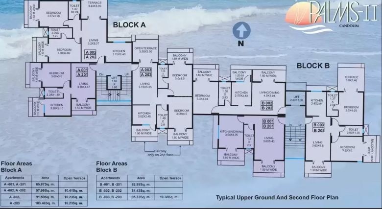  palms-ii Block A + B Cluster Plan