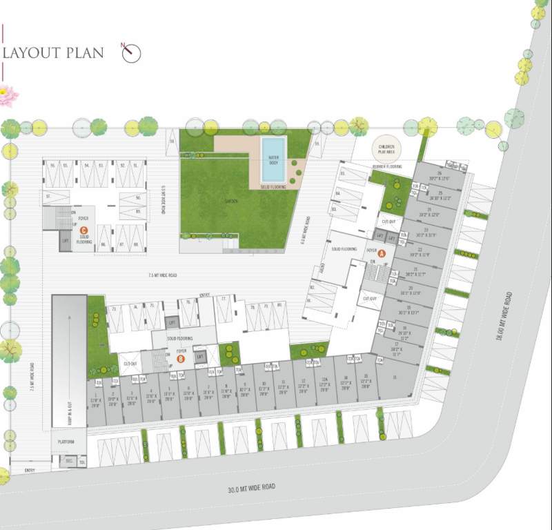  lotus heights Layout Plan