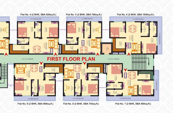  galaxy-phase-1 Cluster Plan for 1st Floor