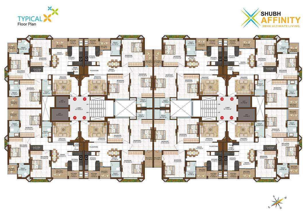  affinity Layout Plan