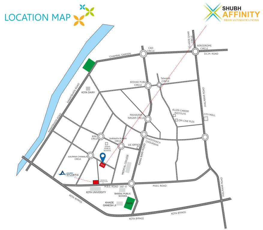  affinity Location Plan