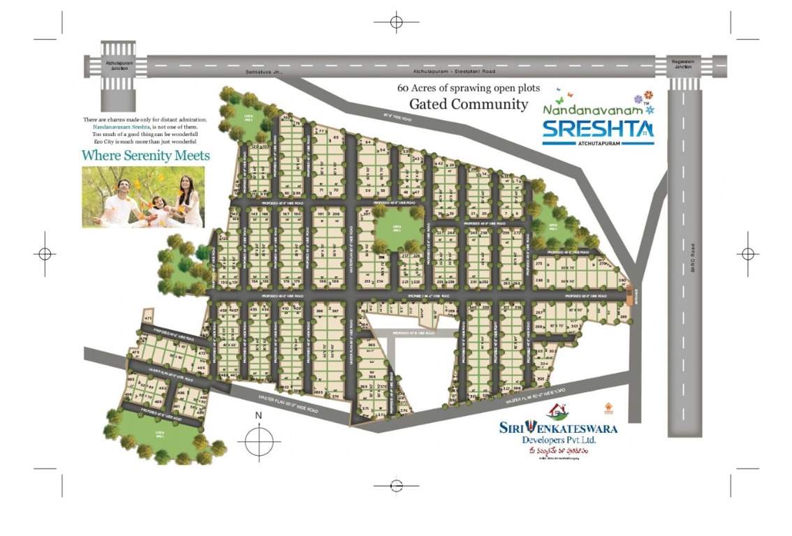  nandanavanam sreshta Images for masterPlan