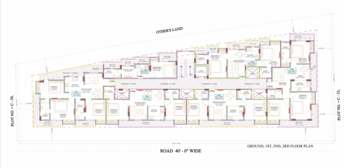  shree parshvanath enclave Shree Parshvanath Enclave Cluster Plan