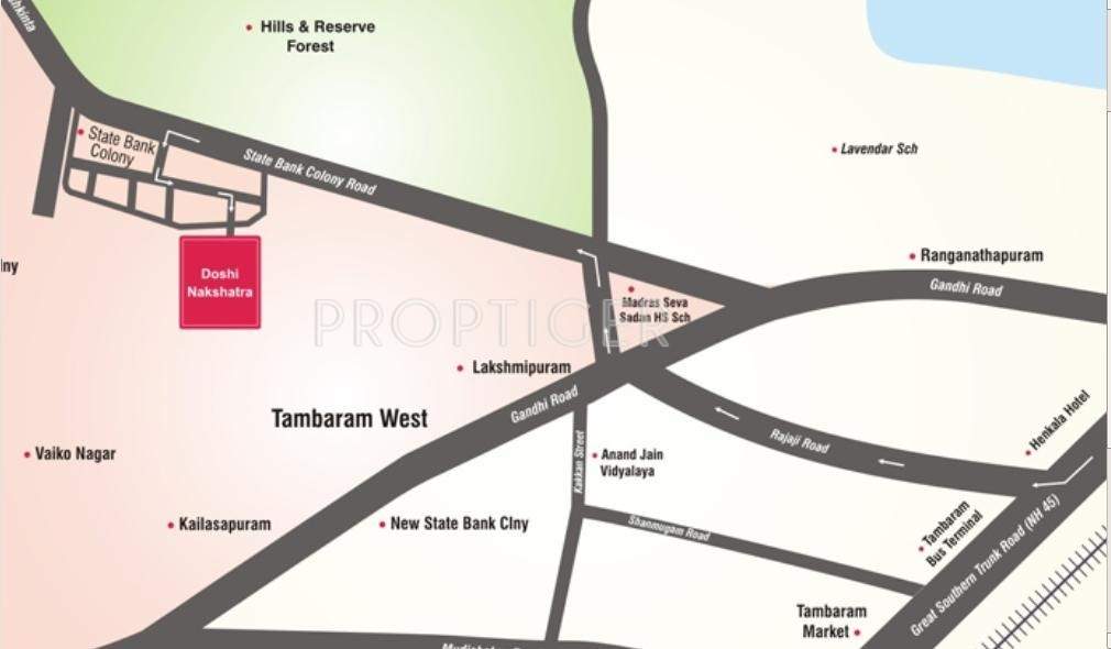 nakshatra Images for Location Plan of Doshi Nakshatra