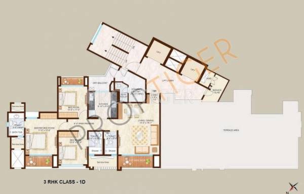 Images for Cluster Plan of Omkar Realtors And Developers Woodside