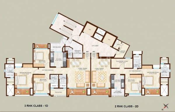 Images for Cluster Plan of Omkar Realtors And Developers Woodside