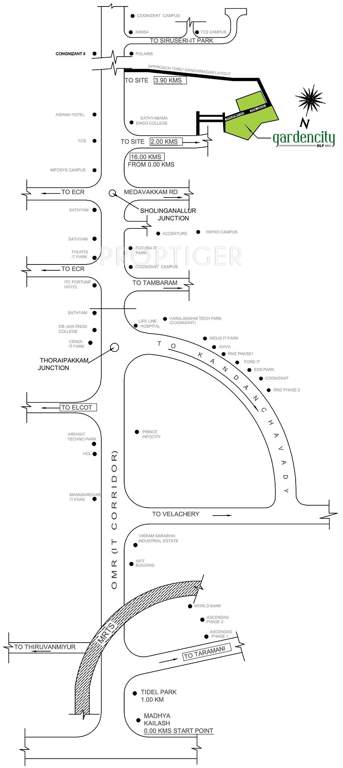  gardencity Images for Location Plan of DLF Gardencity