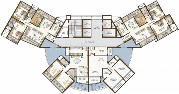 Images for Cluster Plan of DB Realty Orchid Enclave