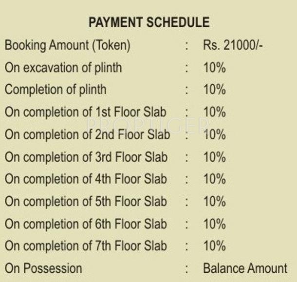 Images for Payment Plan of Siddhitech Siddhi City