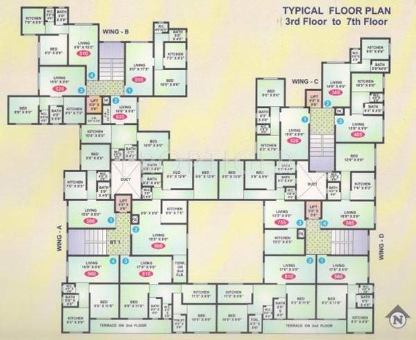 Images for Cluster Plan of Swastik Apex Tower