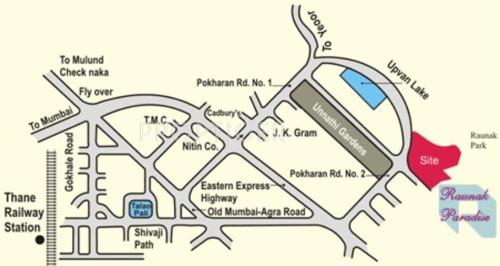  paradise Images for Location Plan of Raunak Paradise