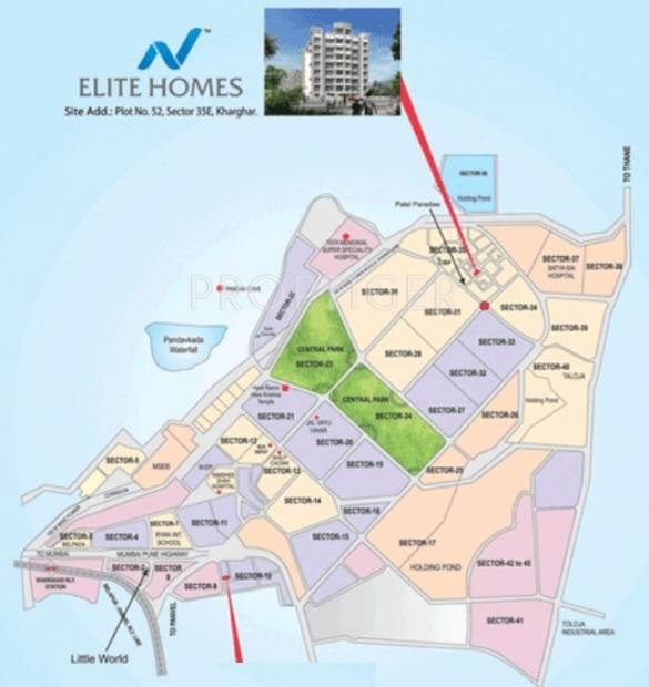 Images for Location Plan of Nath Elite Homes
